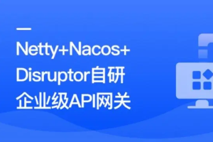 Netty+Nacos+Disruptor自研企业级API网关(完结)