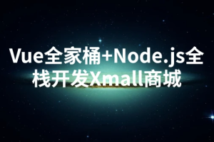 Vue全家桶+Node.js全栈开发Xmall商城