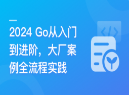 Go从入门到进阶，大厂案例全流程实践(完结)