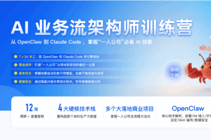 AI 业务流架构师训练营