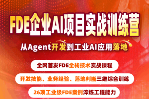 FDE 企业项目实战训练营